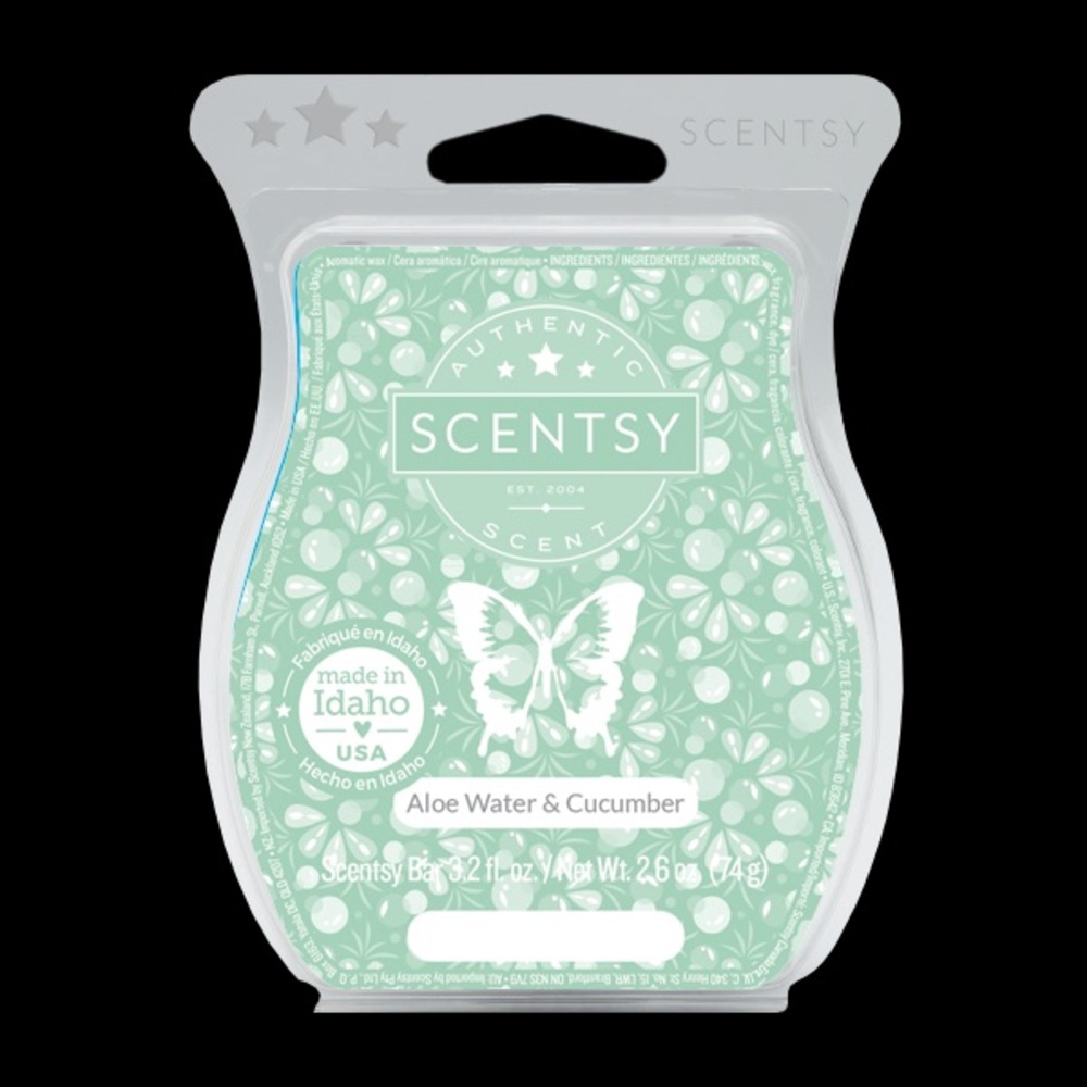Aloe water and Cucumber Scentsy bar!